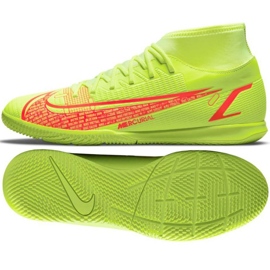 Chuteiras Nike Mercurial Superfly 8 Club Ic M CV0954 760 verde amarelo amarelos