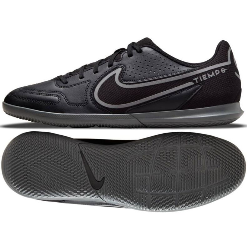 Chuteiras Nike Tiempo Legend 9 Club Ic M DA1189 004 preto preto