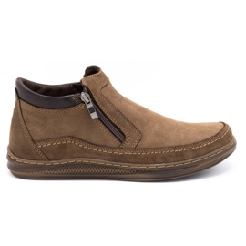 Polbut Botas de inverno masculinas marrons K30F marrom