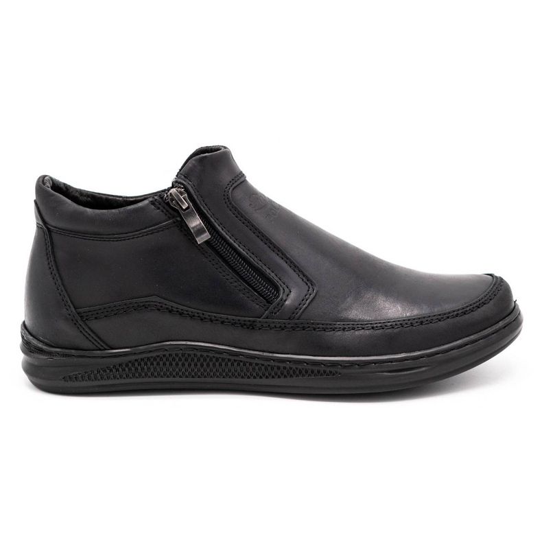 Polbut Botas de inverno masculinas negras K30F preto
