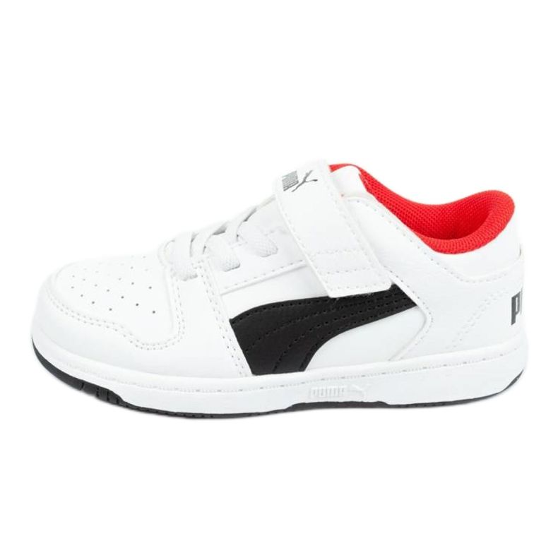 Puma Rebound Jr 370493 01 branco preto Puma Rebound Jr 370493 01 branco preto