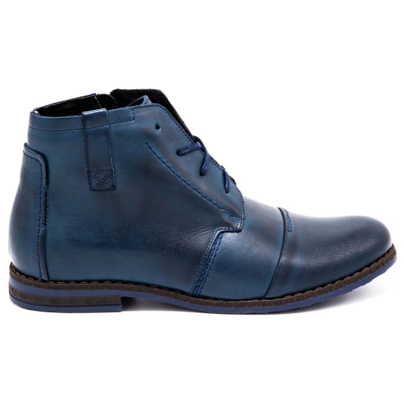 Joker Sapatos de inverno masculinos 315J azul marinho