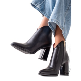 Goodin Botas elegantes de salto alto preto Goodin Botas elegantes de salto alto preto
