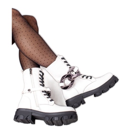 S. BARSKI Botas de trabalho Z Ozdobie S.BARSKI branco