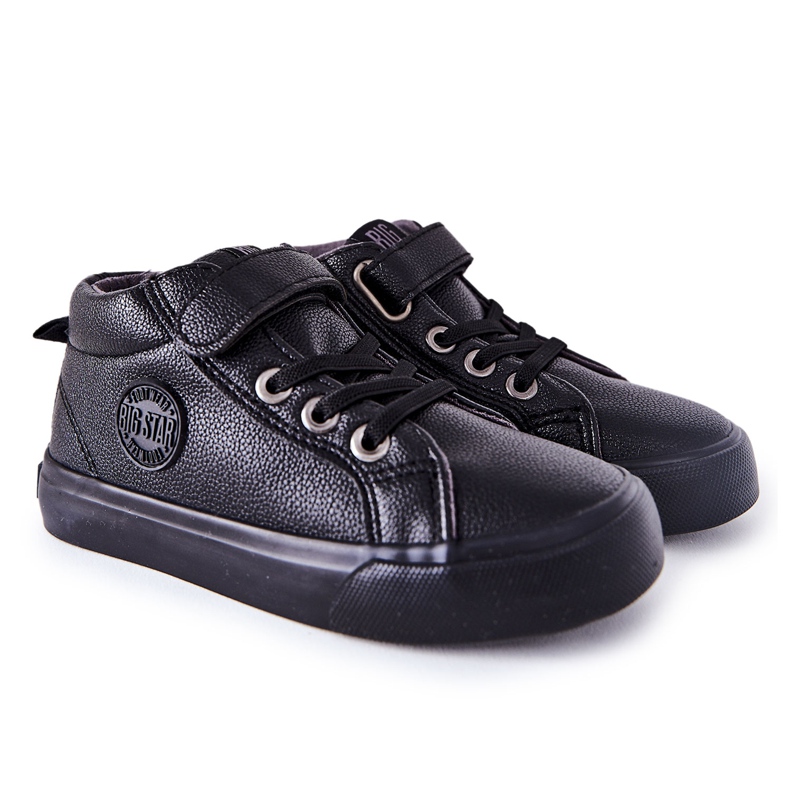 Tênis alto infantil Big Star EE374001 preto