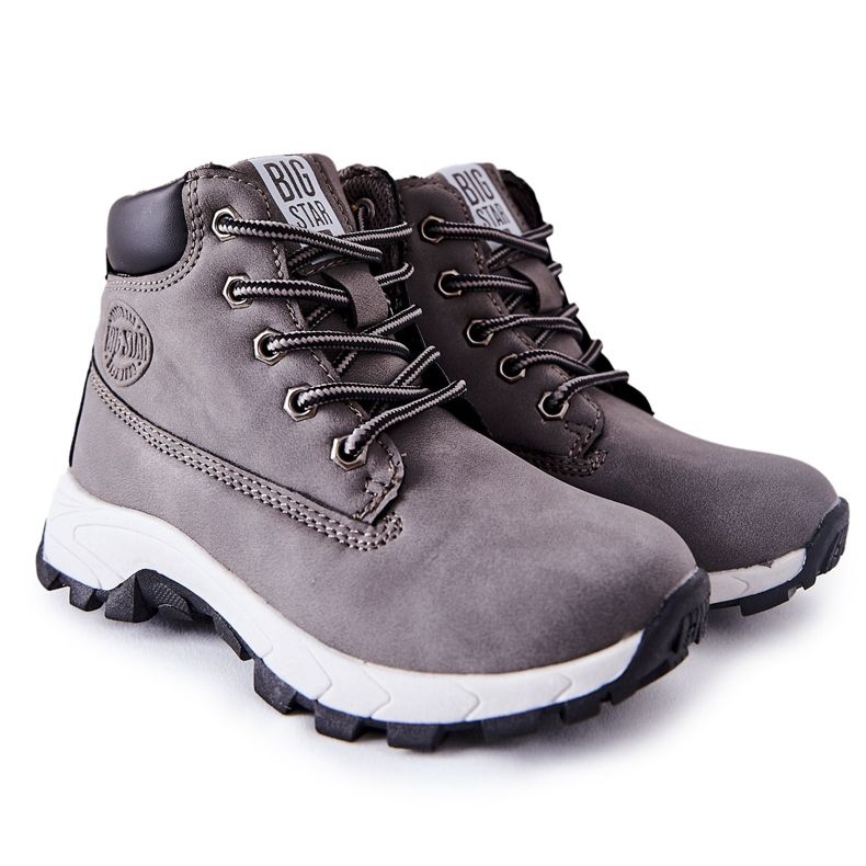 Sapatos de trekking infantil Big Star II374102 cinza