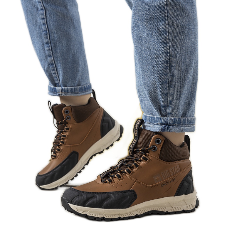 Sapatos de trekking marrons Big Star Ivanna castanho