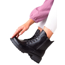 W. Potocki Botas potocki clássicas de amarrar preto