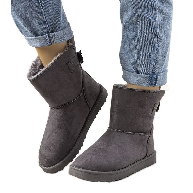 Botas de inverno cinza para senhora Cross Jeans Lomeli