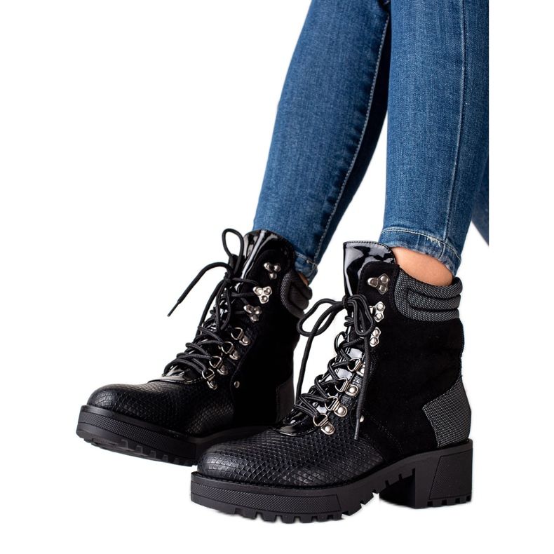 Janessa Impressão de cobra negra dos trabalhadores preto