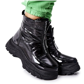 Vinceza Trappers feminino botas pretas Echowen preto