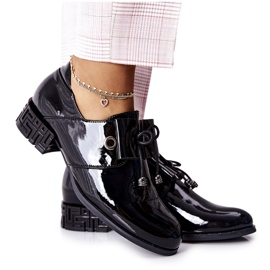 Sapatos Lacados Sergio Leone PB260 Preto