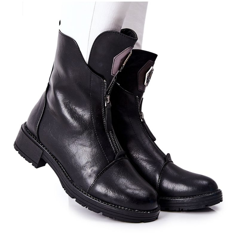 POTOCKI Botas clássicas pretas Edison Jodhpur preto