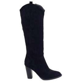 Botas clássicas no pós preto UK07P Black