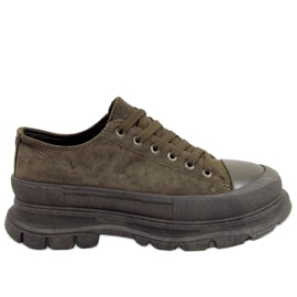 Tênis de sola alta Lily Green verde