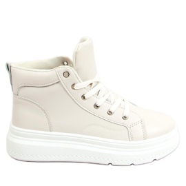 Tênis de tornozelo Ava Beige bege