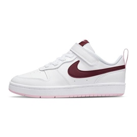 Tênis Nike Court Borough Low 2 (PSV) BQ5451-120 branco preto