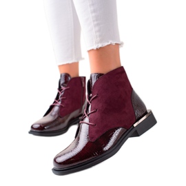 Botas cor de vinho Sergio Leone clarete