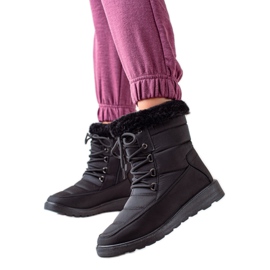Botas de neve VINCEZA pretas claras preto