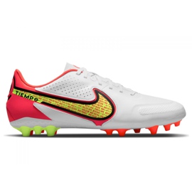 Chuteiras Nike Tiempo Legend 9 Academy Ag M DB0627-176 branco, branco, multicolorido branco