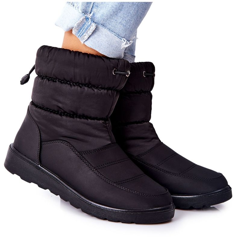 Vinceza Botas de neve pretas altas de Cathy preto