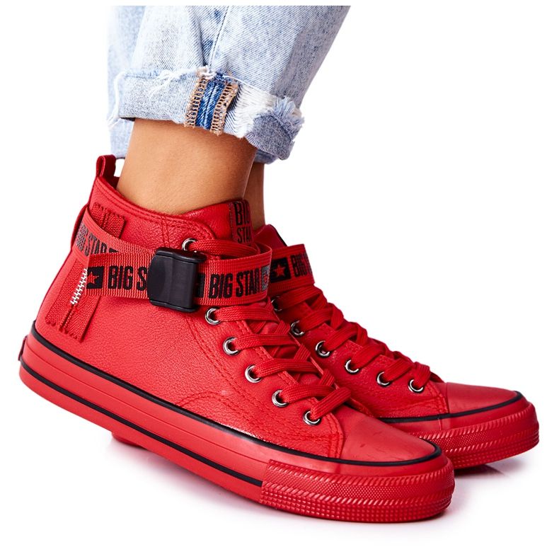 Tênis com isolamento alto Big Star GG274028 Vermelho