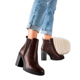 Super Mode Botas marrons quentes marrom