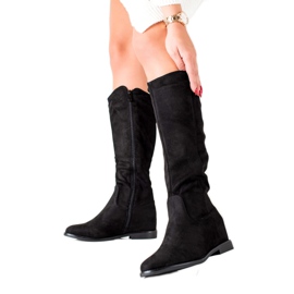 TRENDI Botas Classic Wedge preto