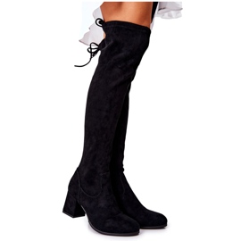 PE1 Botas com amarração de salto Isene preto