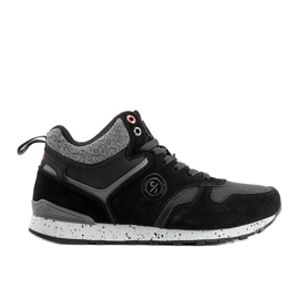 Tênis masculino preto Cross Jeans Merle cinza Tênis masculino preto Cross Jeans Merle cinza