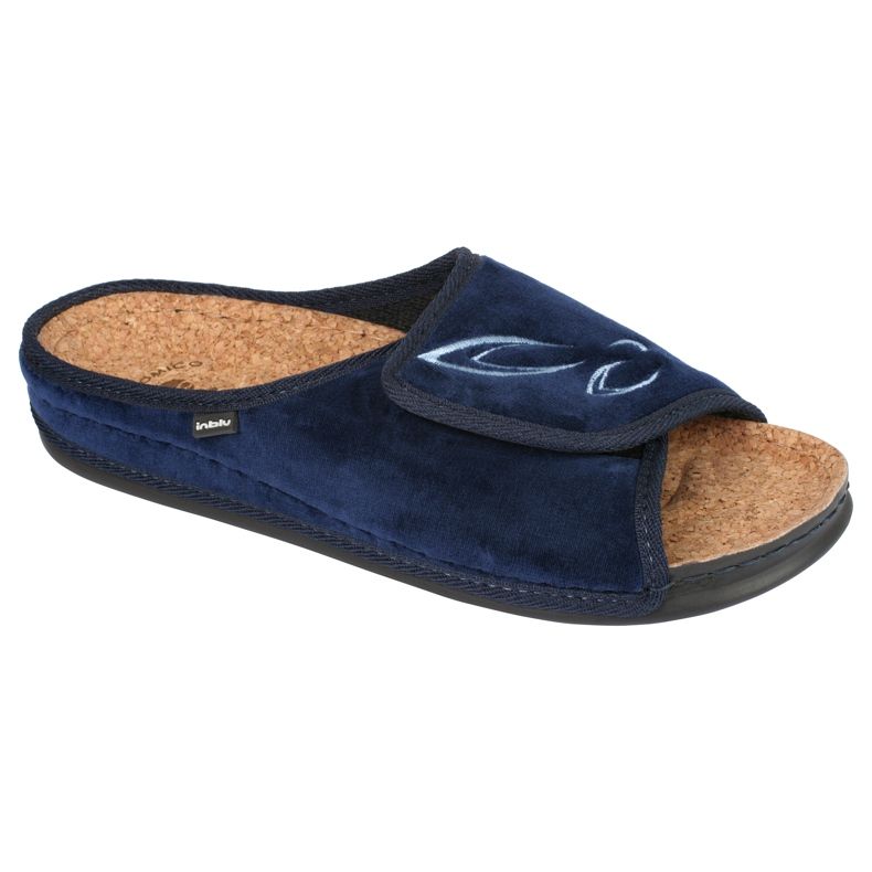 Befado Sapatos femininos Inblu 155D122 azul marinho