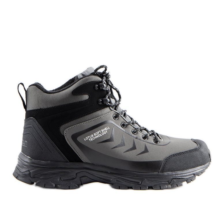 Big Star Sapatos de trekking masculinos Grey Brisay cinza