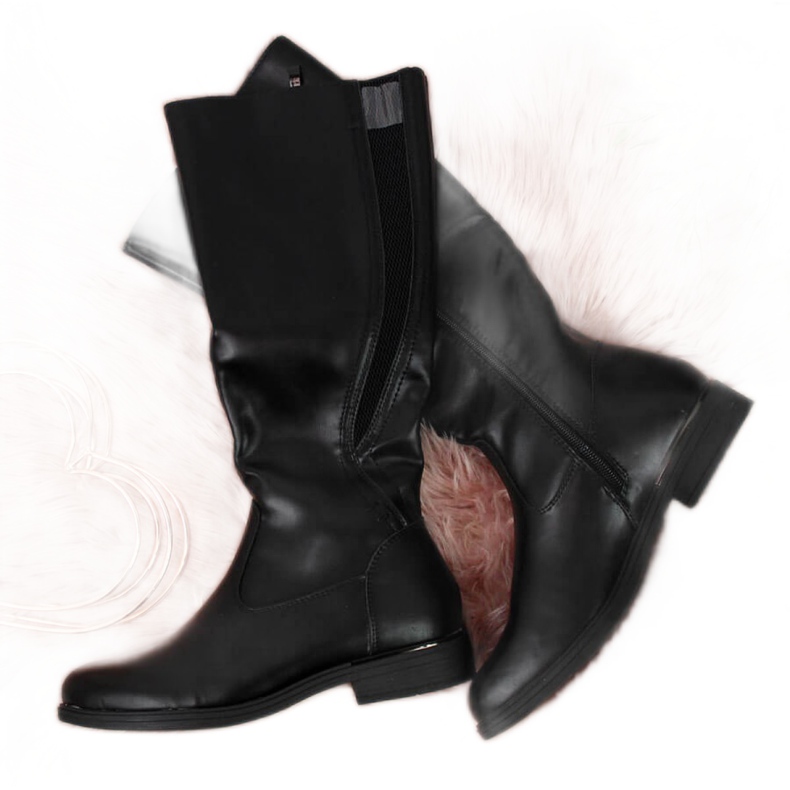 Botas de inverno Sergio Leone W SK350 pretas preto