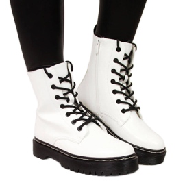 Botas quentes Vinceza W JAN55B brancas branco