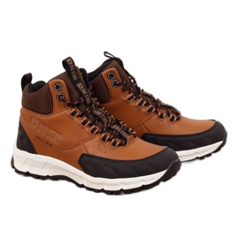 Botas de caminhada de camelo Big Star Jr II274453 sem isolamento branco marrom