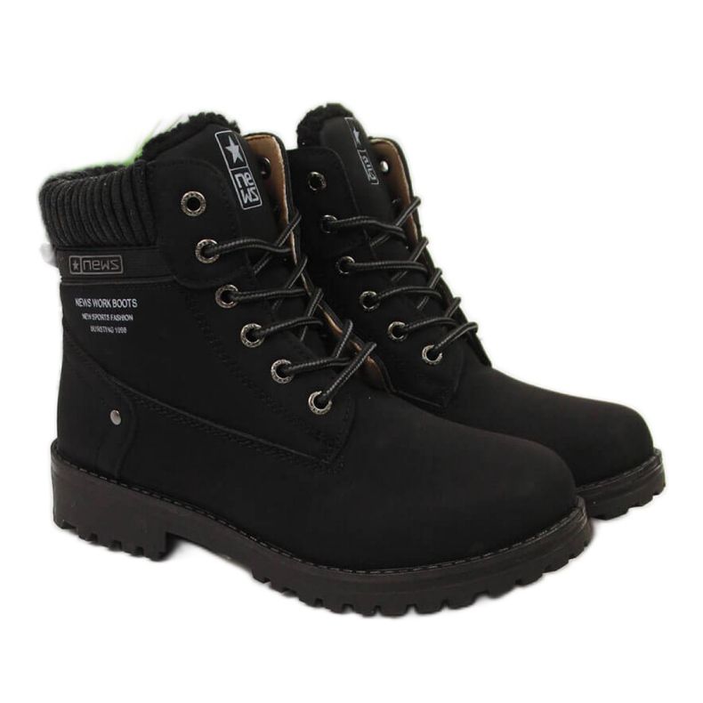 Botas isoladas femininas - Notícias W EVE317A preto