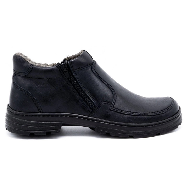Joker Sapatos de couro de inverno masculino 286J pretos