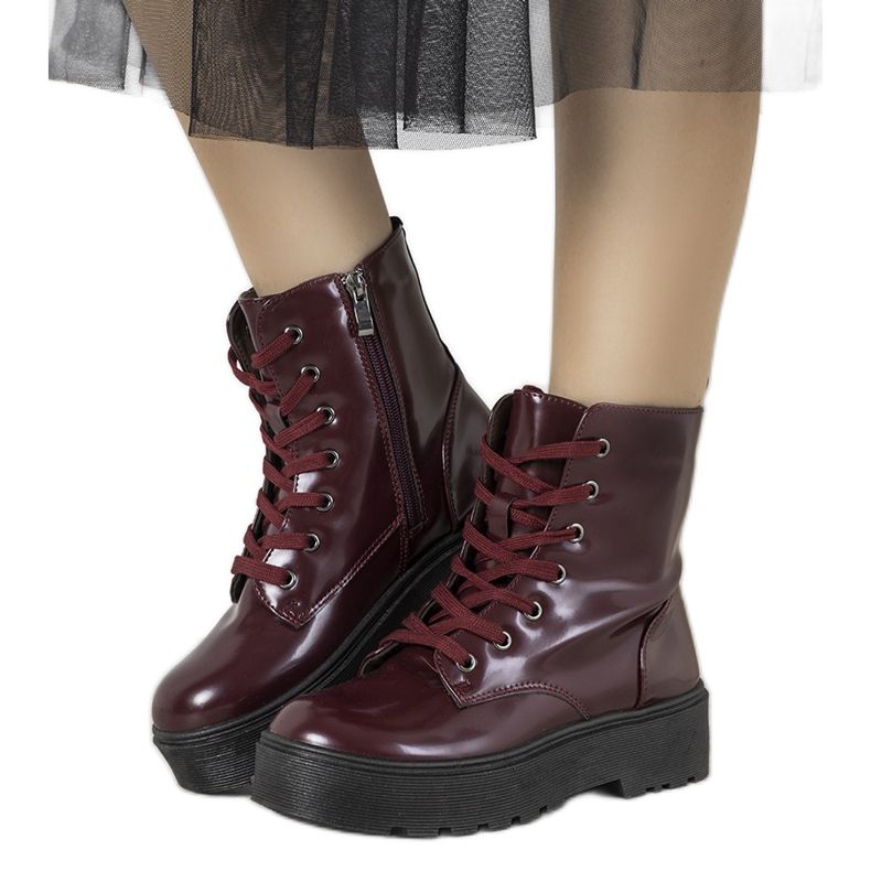 Bota Jeanne marrom clarete