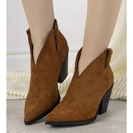 Botas de caubói Camel femininas marrom