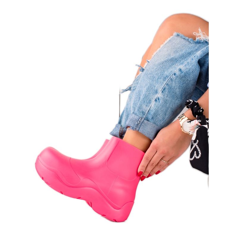 TRENDI Galochas na plataforma de moda rosa