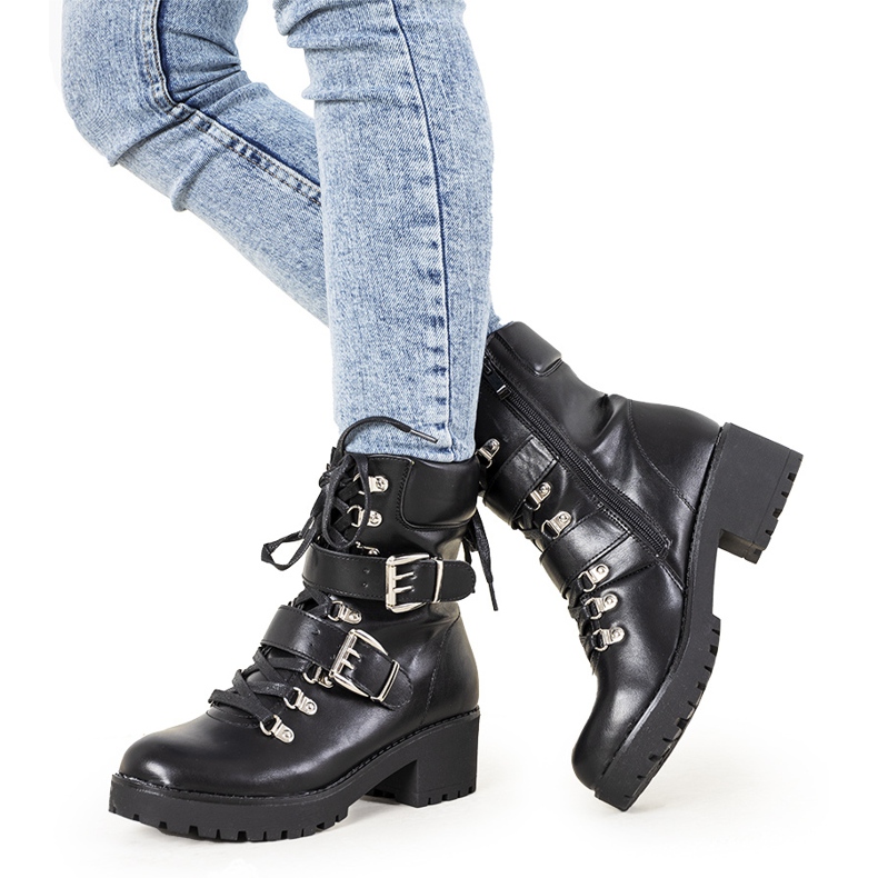Botas Garland femininas negras preto