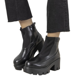 Botas pretas com sola alta Halette preto
