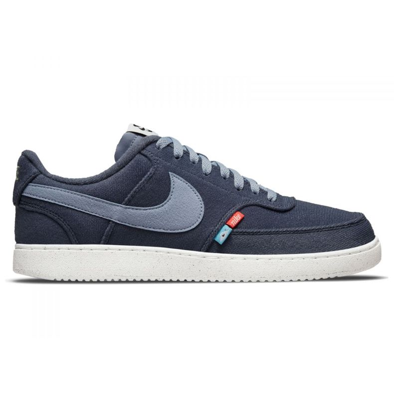 Sapato Nike Court Vision Low Next Nature M DM0836-400 azul marinho