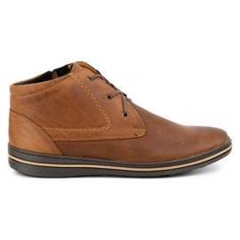 Polbut Botas de inverno camelo 339F para homens castanho