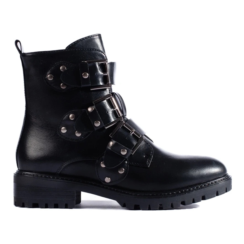 Bolsas isoladas com fivelas preto