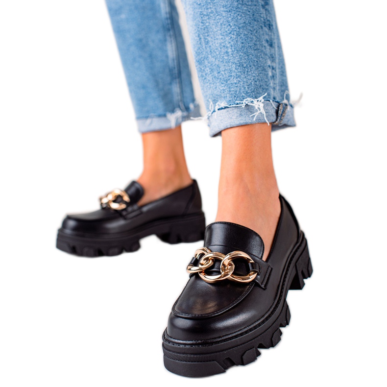 Sweet Shoes Sapatos Elegantes na Plataforma preto