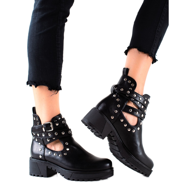 Bestelle Trabalhadores elegantes com strass preto