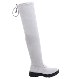 Botas cinza para mulheres LM-07 cinza