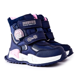 PJ2 Botas de neve quente infantil Botas Nemi azul marinho azul-marinho