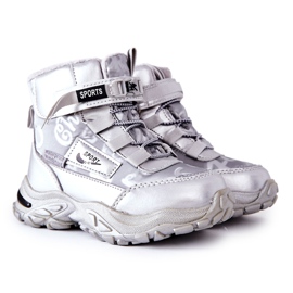 PJ2 Botas de neve quente Botas de prata Erila PJ2 Botas de neve quente Botas de prata Erila